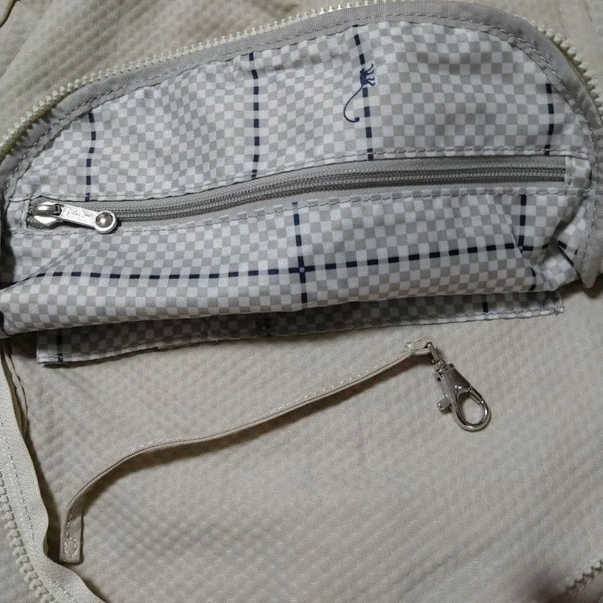Kipling Ivory Nylon Backpack Large Capacity PC Poc - Image 4