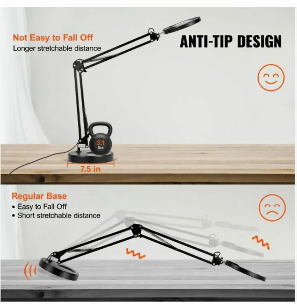 Magnifying Glass with Light & Base - Image 2