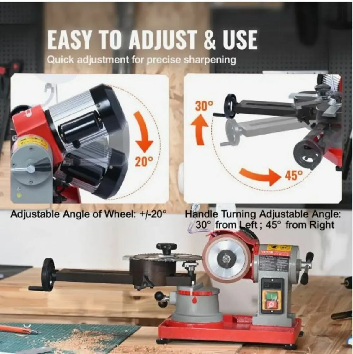 Circular Saw Blade Sharpener Grinder 370W - Image 2