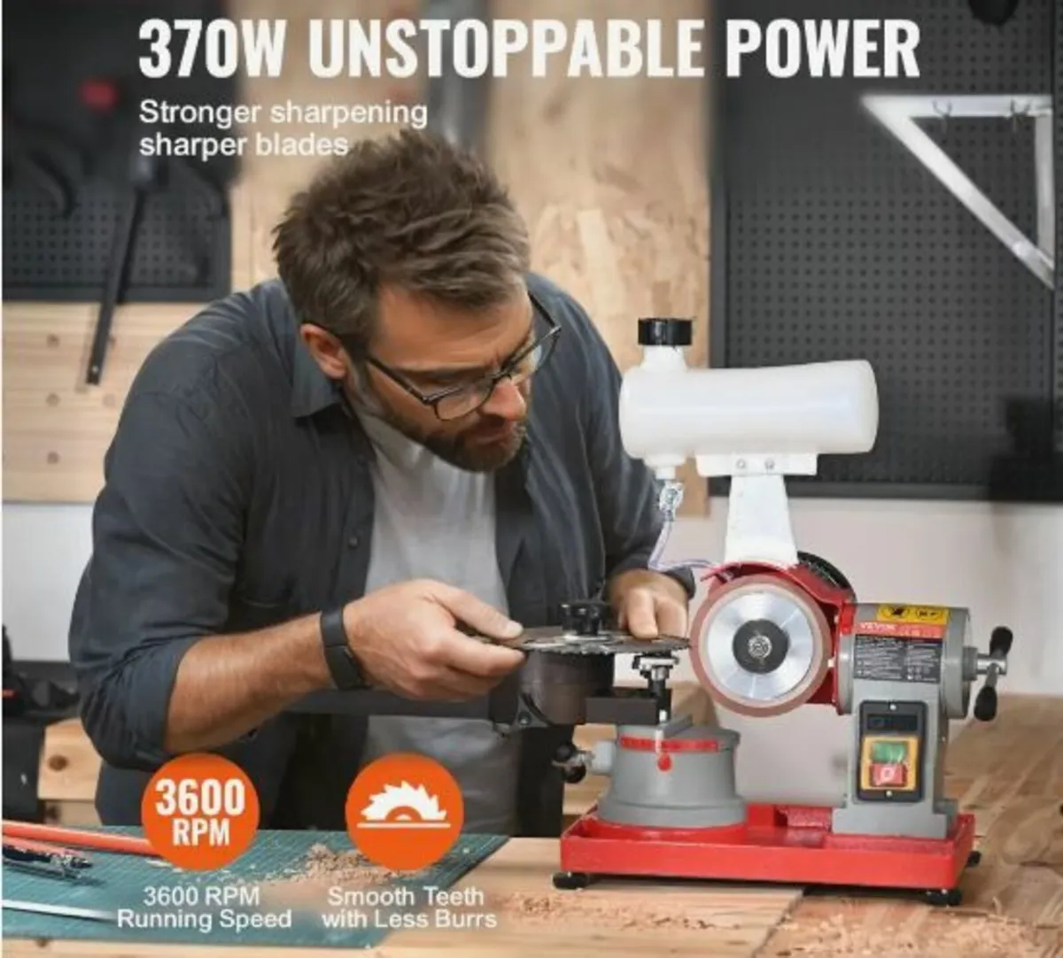 Circular Saw Blade Sharpener Grinder 370W - Image 3