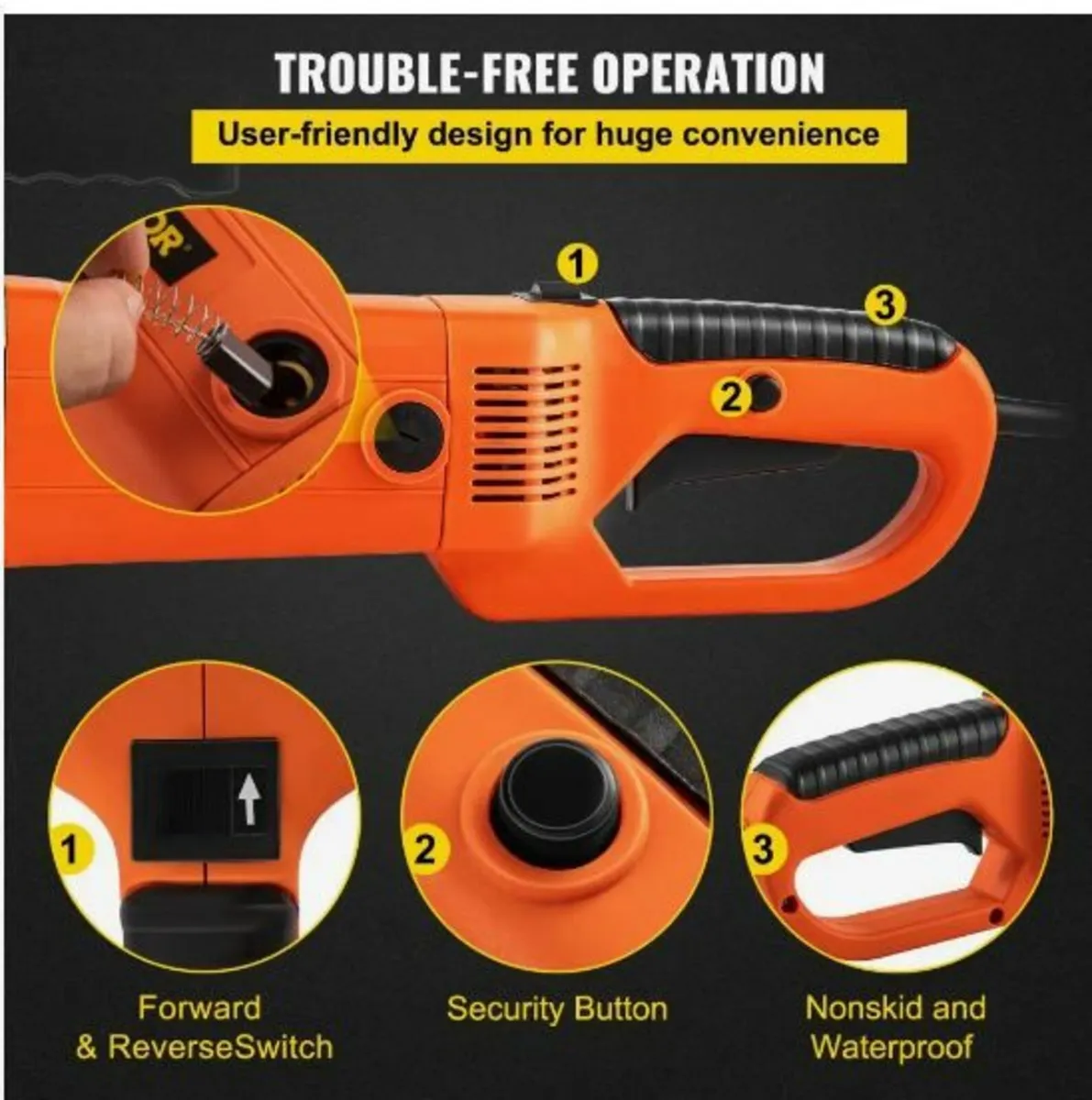 Electric Pipe Threader, 2300W Pipe - Image 4