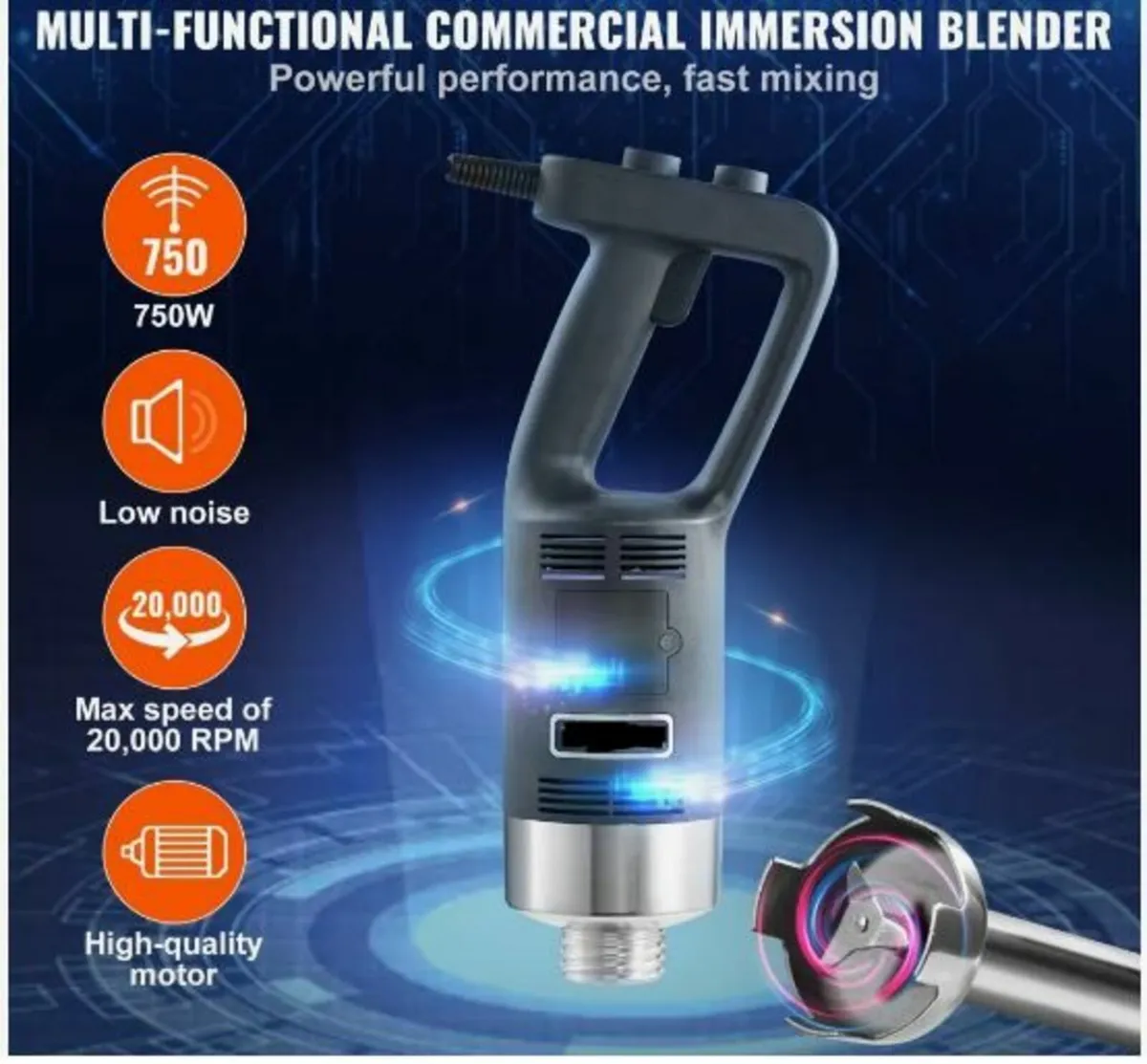 Commercial Immersion Blender Heavy - Image 2