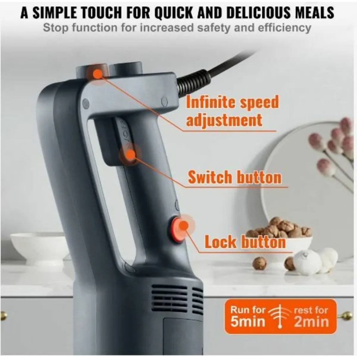 Commercial Immersion Blender Heavy - Image 3