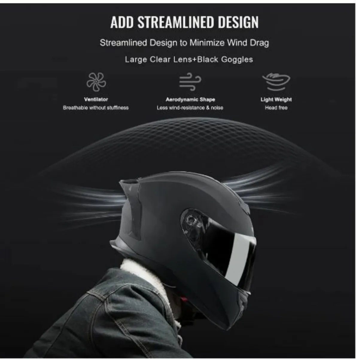 Full Face Motorcycle Helmet Motocross - Image 2