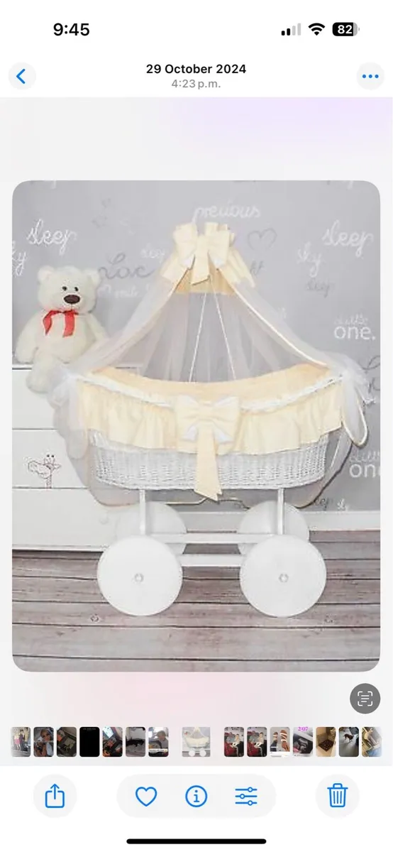 Baby cot and swing - Image 2