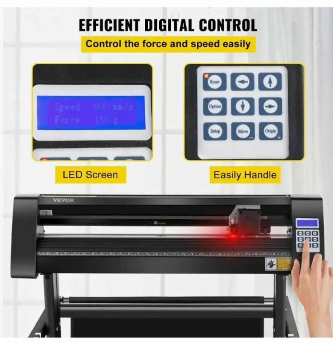 Vinyl Cutter, 720mm Vinyl Plotter, LED - Image 3