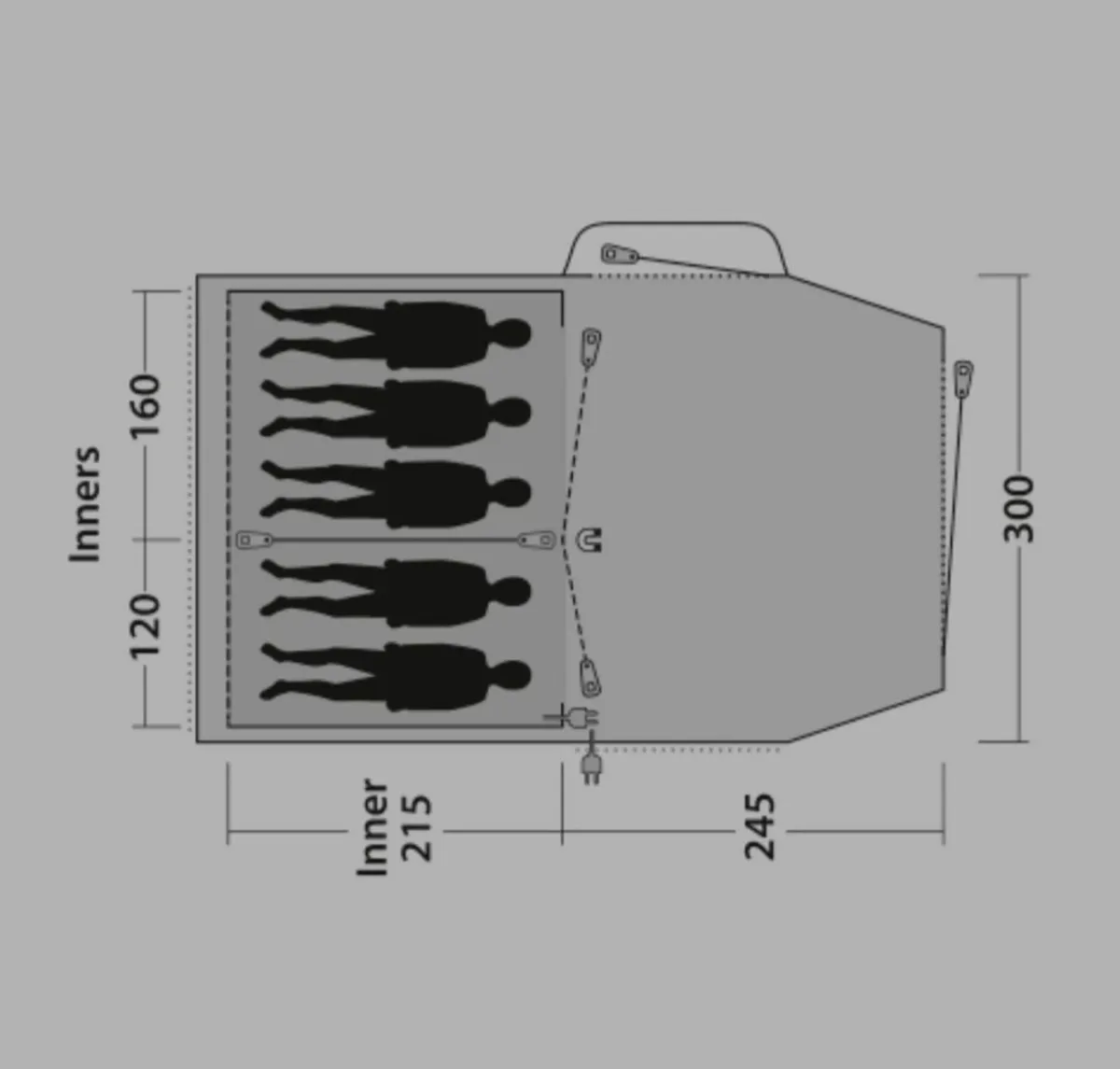 Outwell Springwood 5 Tent - Image 3