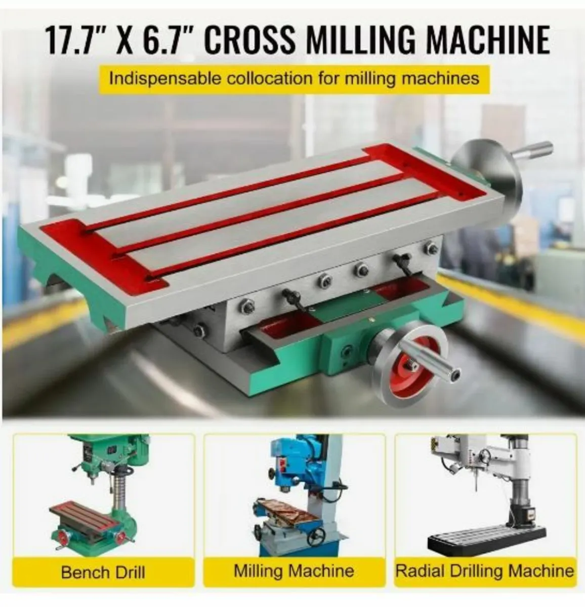 Milling Table 17.7×6.7Inch Compound - Image 2