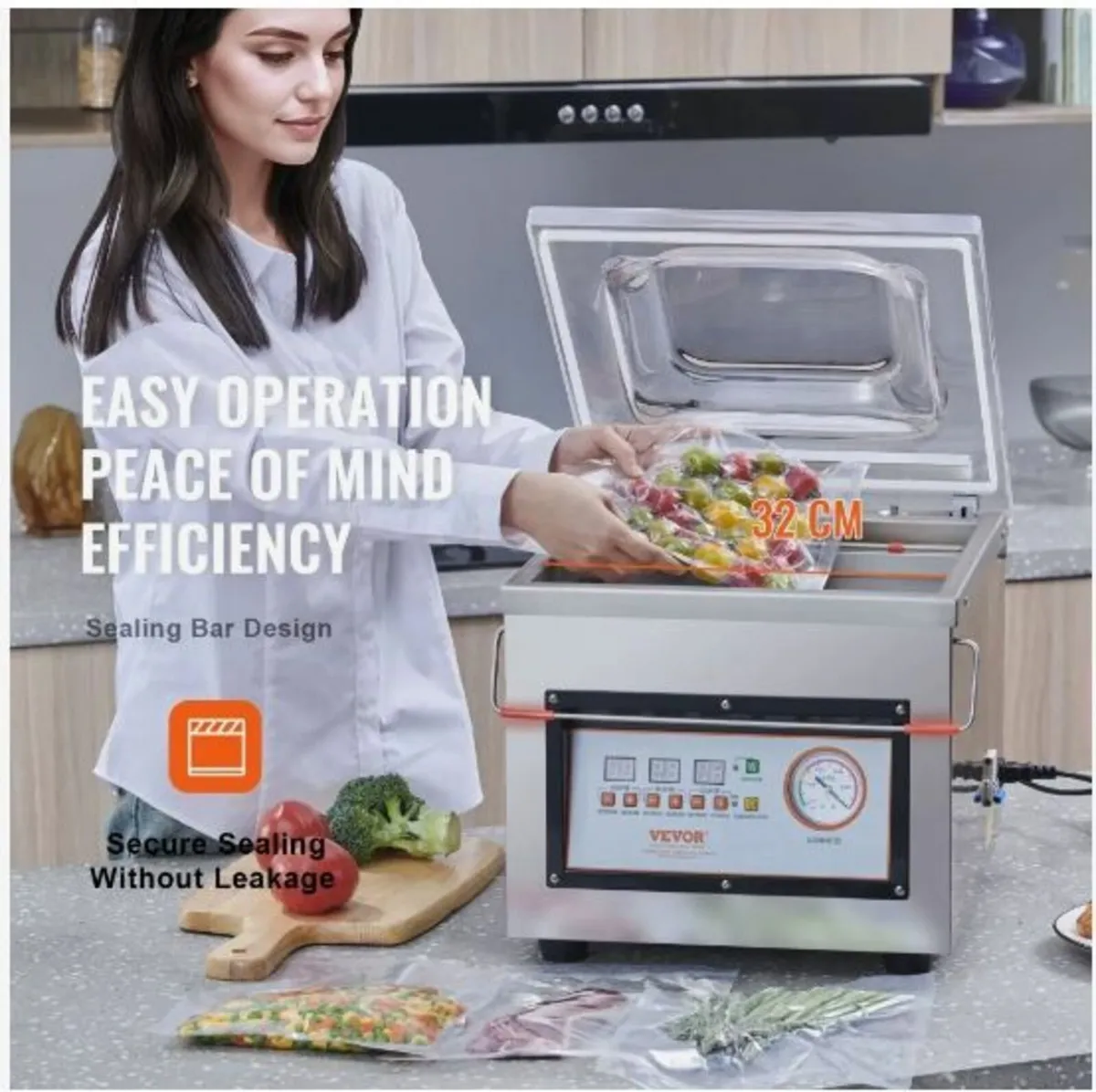Chamber Vacuum Sealer, 320W Sealing Power - Image 3