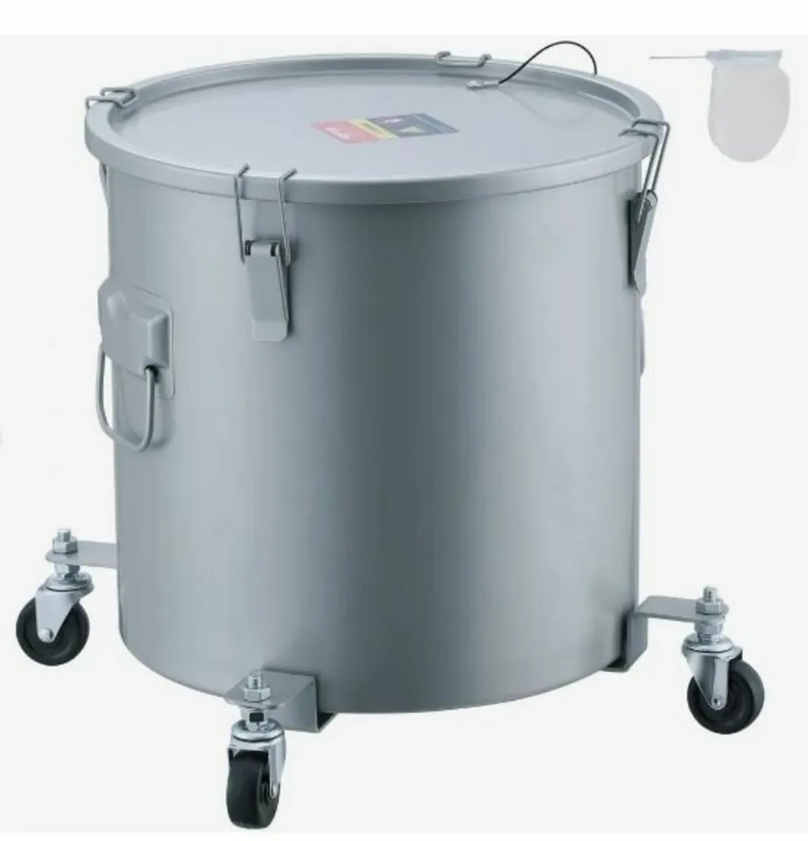 Fryer Grease Bucket, 10 Gal Oil Disposal - Image 1