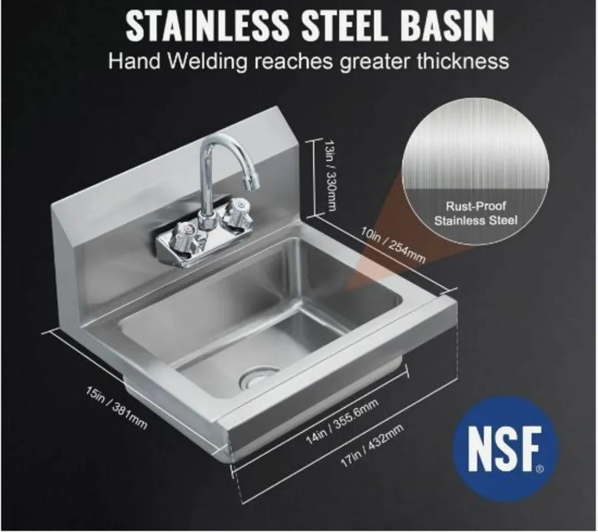 Commercial Hand Sink - Image 2