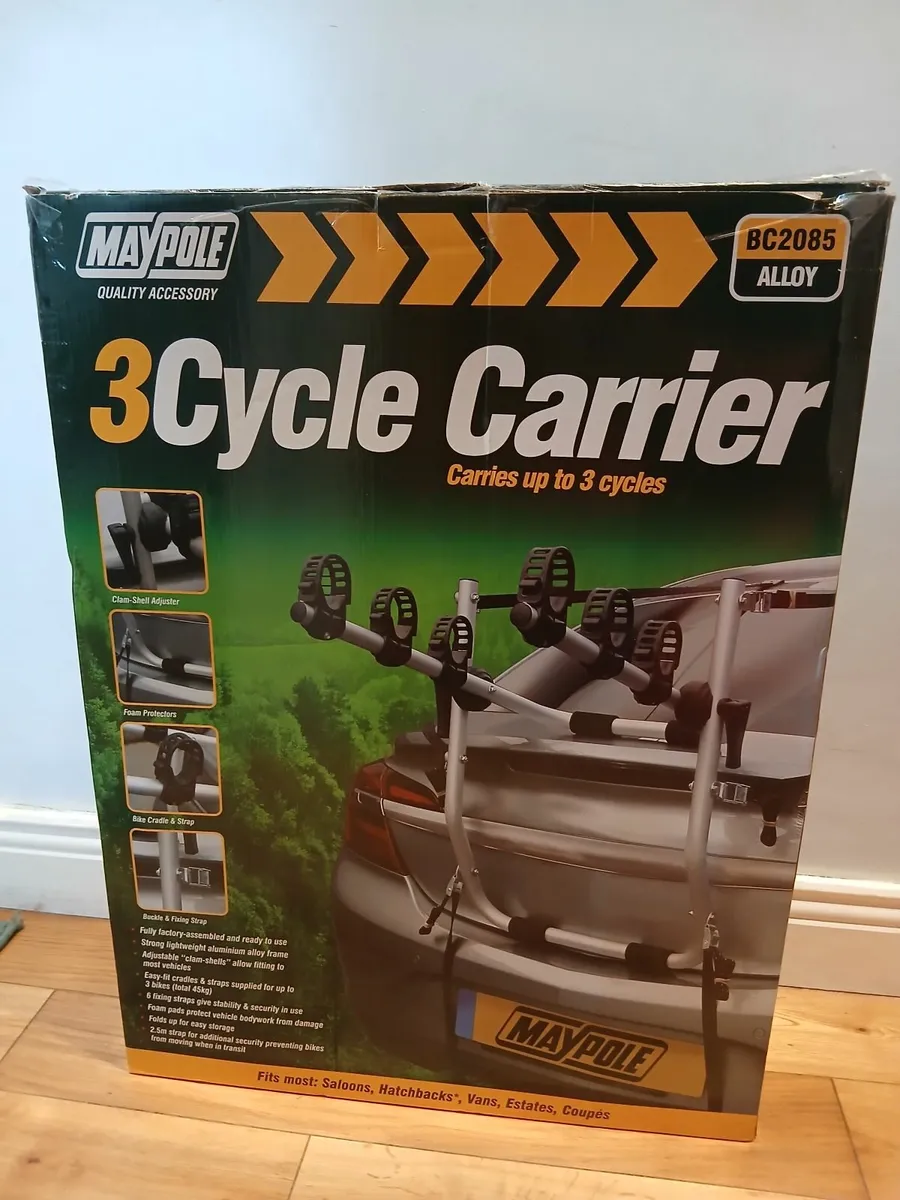 Maypole 3 Bike Carrier - New - Image 1