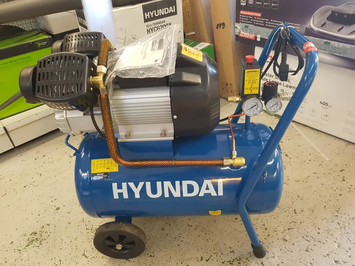 HYUNDAI 50L AIR COMPRESSOR 14CFM116psi 3HP-HY3050V - Image 3