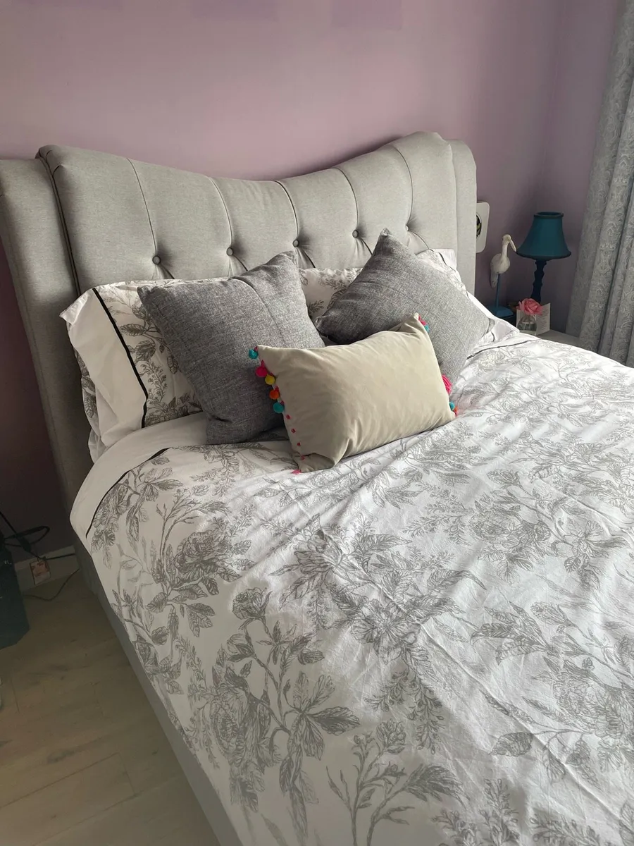 Sleigh Double bed frame - Image 2