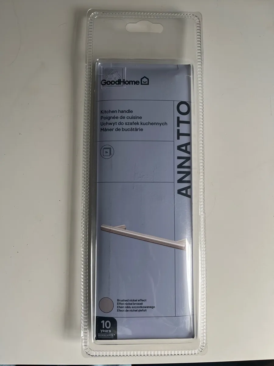 14 Nickel effect kitchen handles, still in box - Image 2