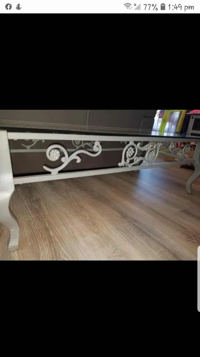Glass top table for sale - Image 2