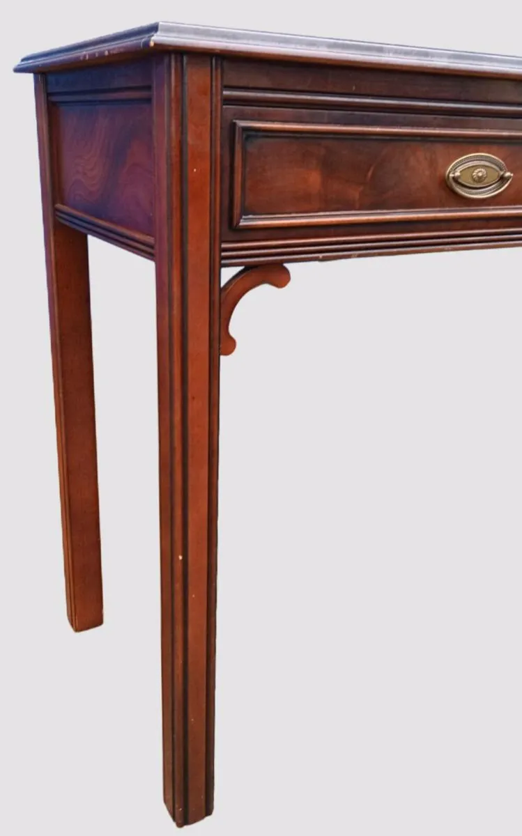 📍CLEARANCE: Mahogany Table with two drawers - Image 4