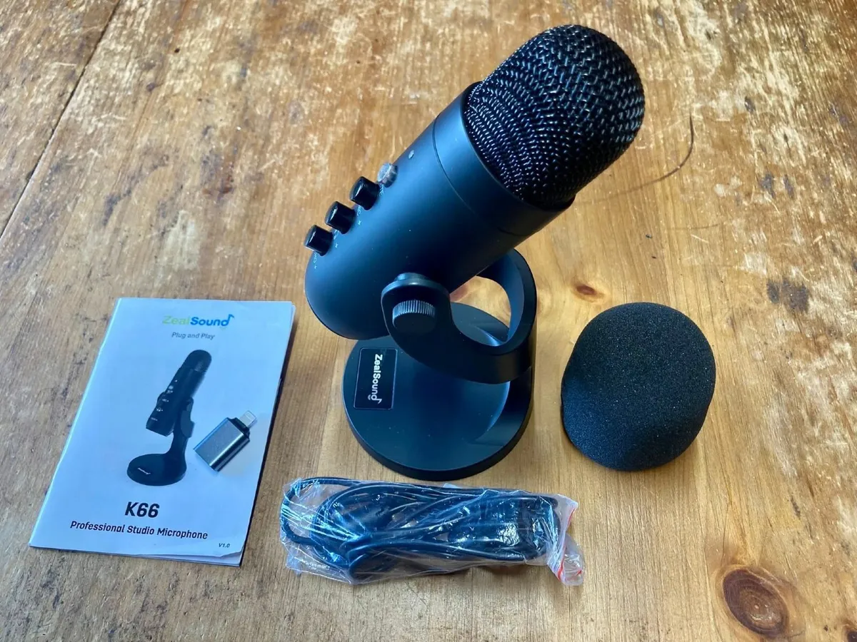 ZealSound K66 USB Studio Microphone - Image 2