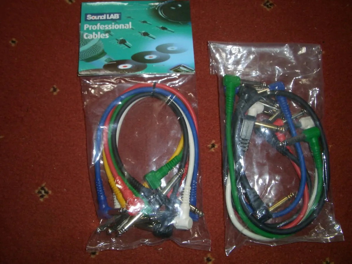 SoundLab 1/4 Jack Patch Cables - Image 1