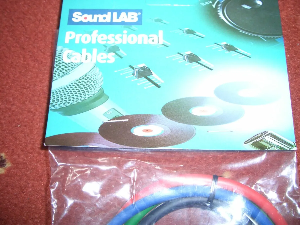 SoundLab 1/4 Jack Patch Cables - Image 2