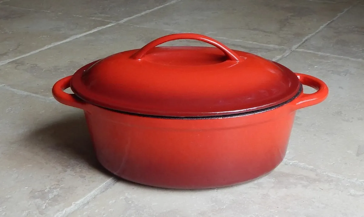 Ernesto Enamelled Cast Iron Casserole Dish, New - Image 1