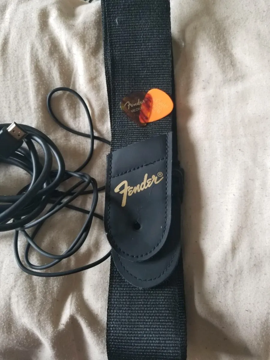 Squire by fender stratocaster electric guitar & - Image 3