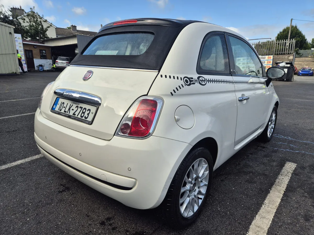 Fiat 500 2010 TAXED & TESTED CONVERTIBLE - Image 4
