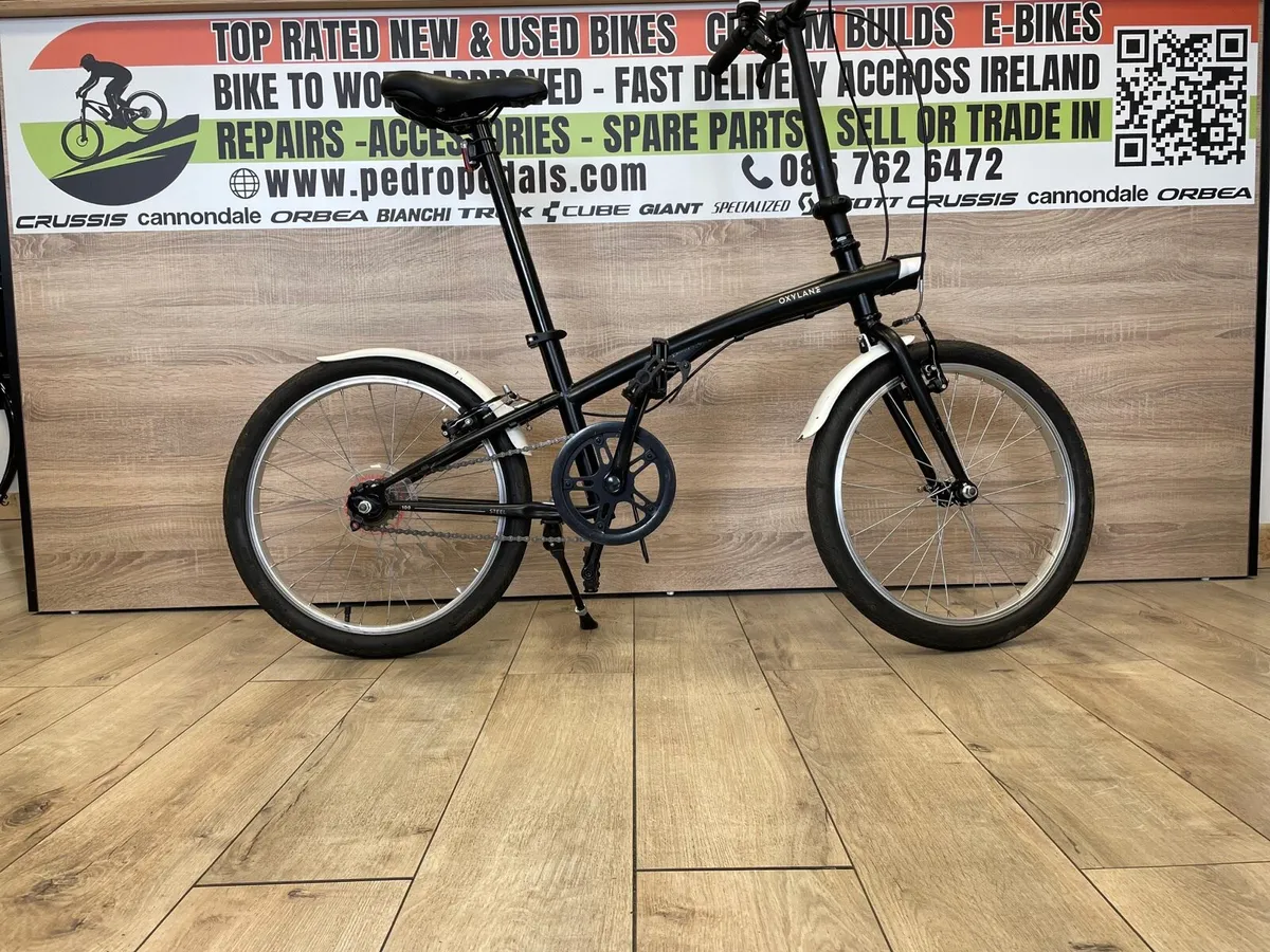 Folding bike btwin oxylane 100 - Image 1
