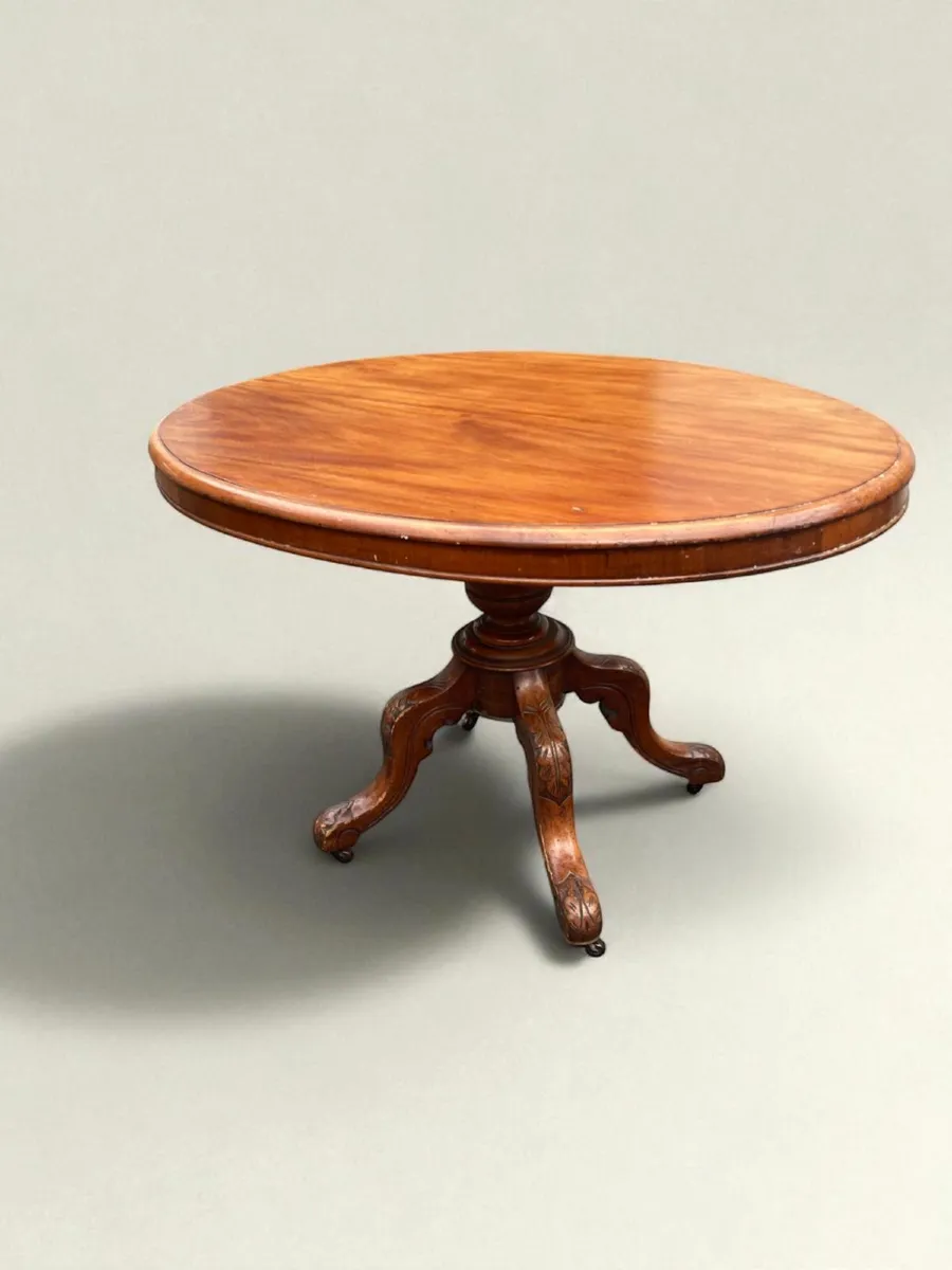 Antique Pod Table / Supper Table / Tilt Top - Image 1