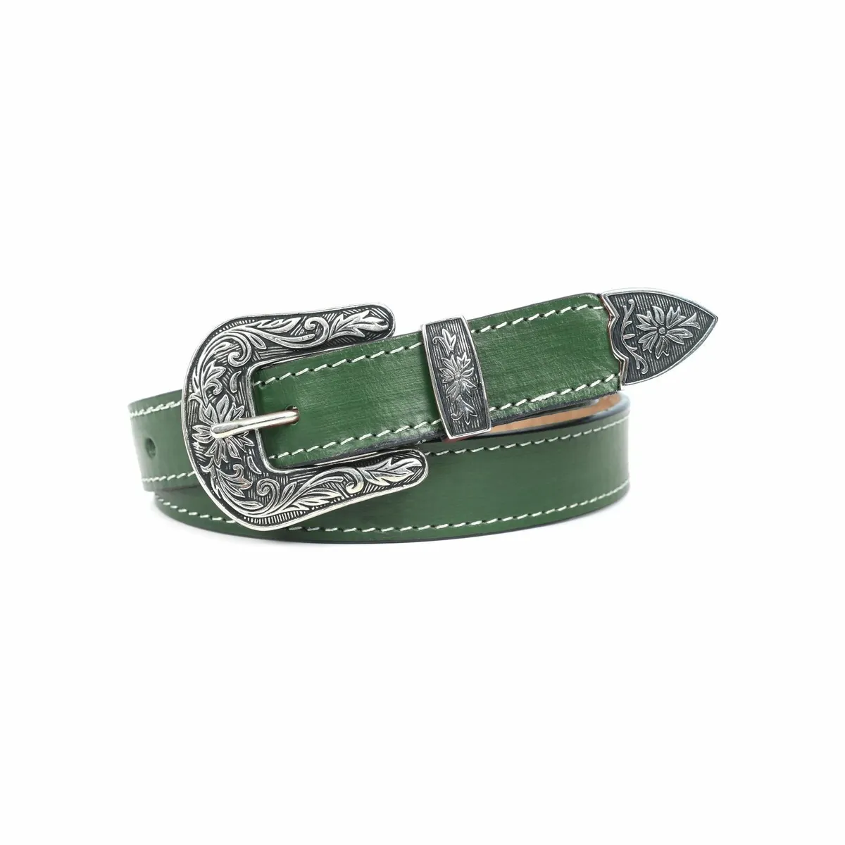 Western Cowgirl Leather Belt for Women - Image 1