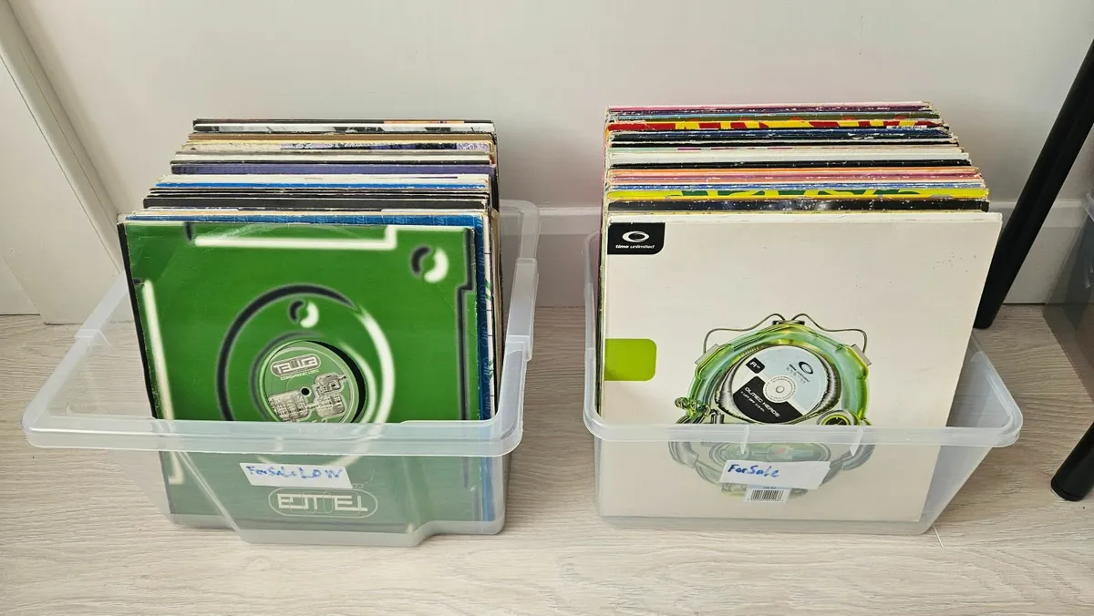 Rare 90's house hardhouse techno and trance vinyl