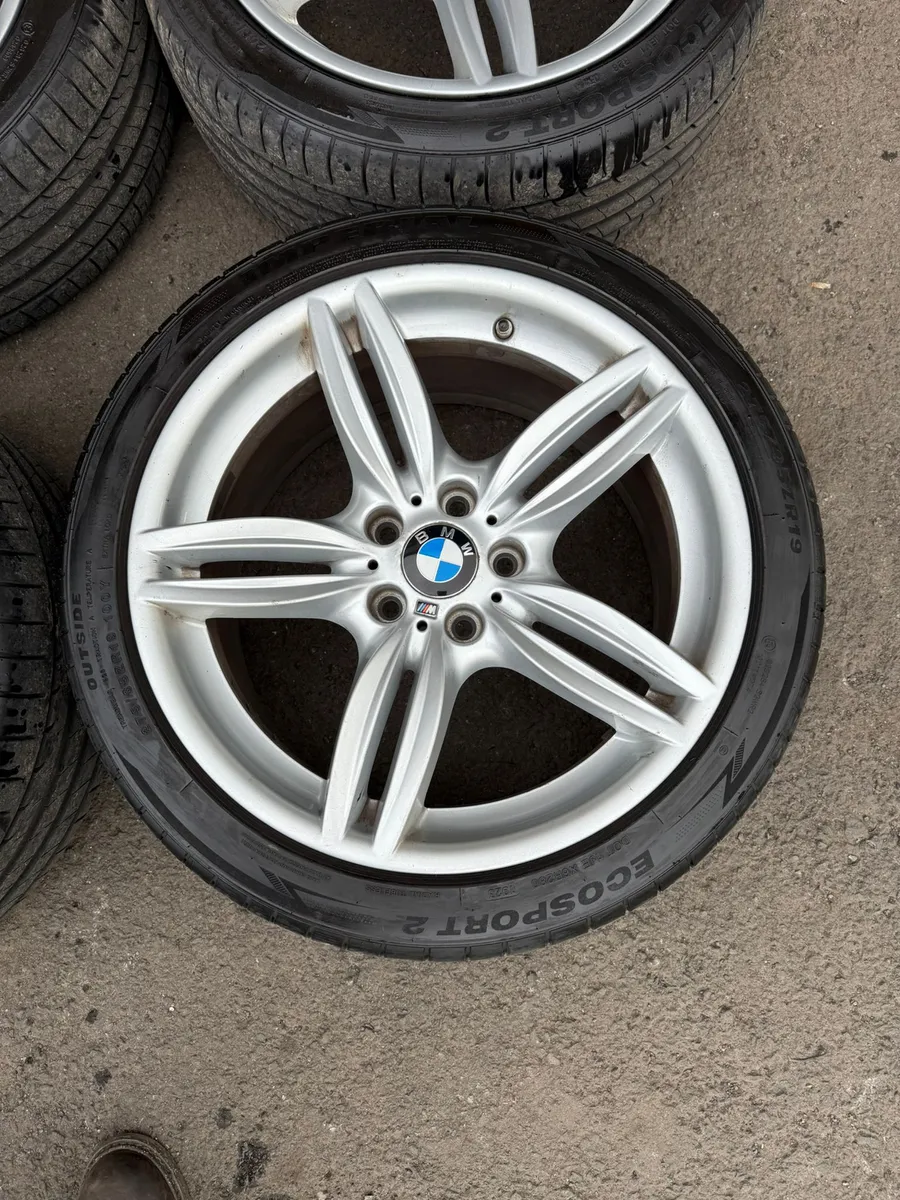19inch bmw F10 alloy wheels and tyres - Image 2