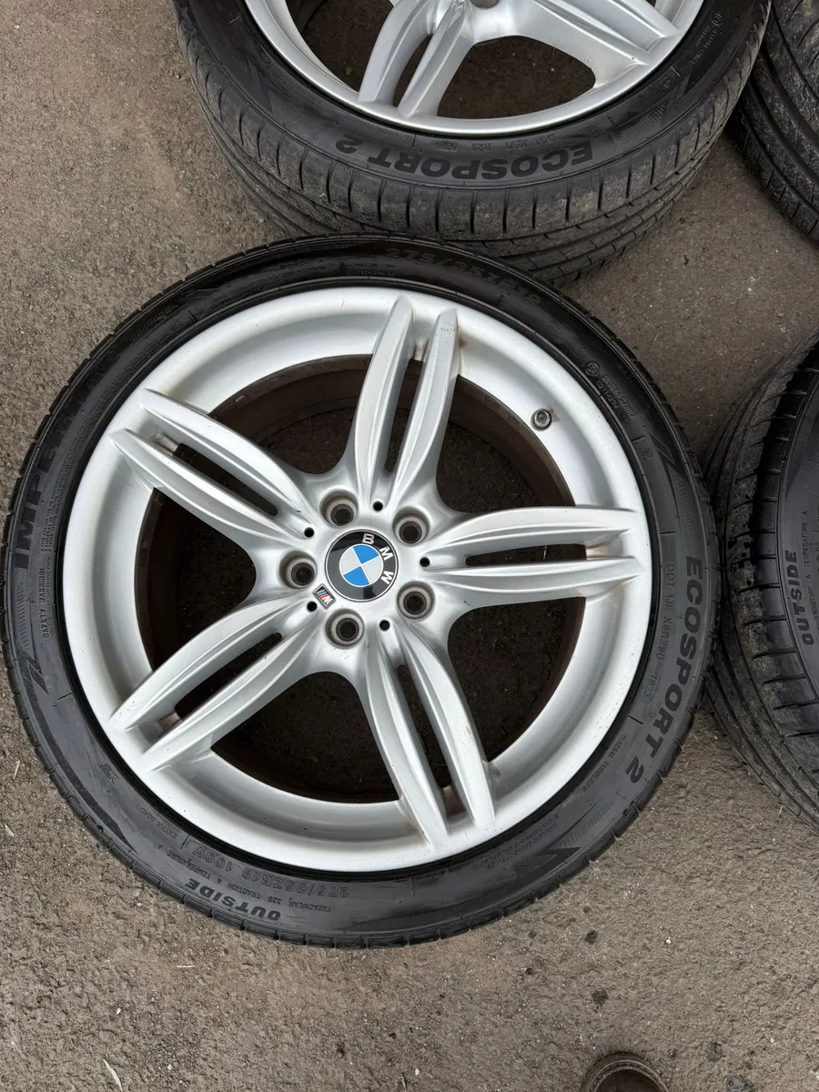 19inch bmw F10 alloy wheels and tyres - Image 3