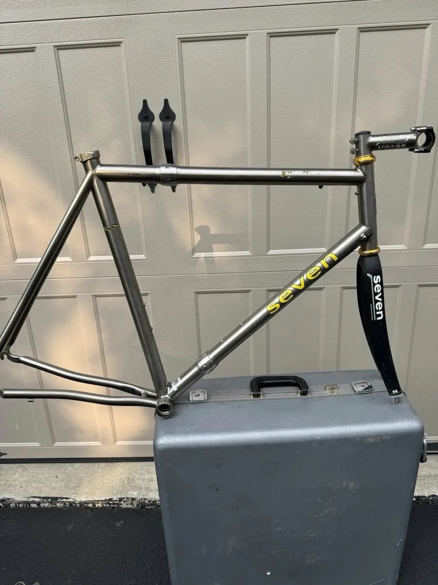 Seven Cycles Axiom Titanium Bicycle Frame (58 cm) - Image 1