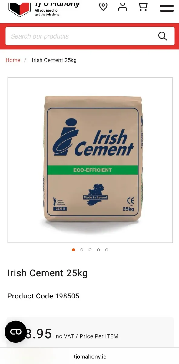 Pallet of Irish cement - Image 2