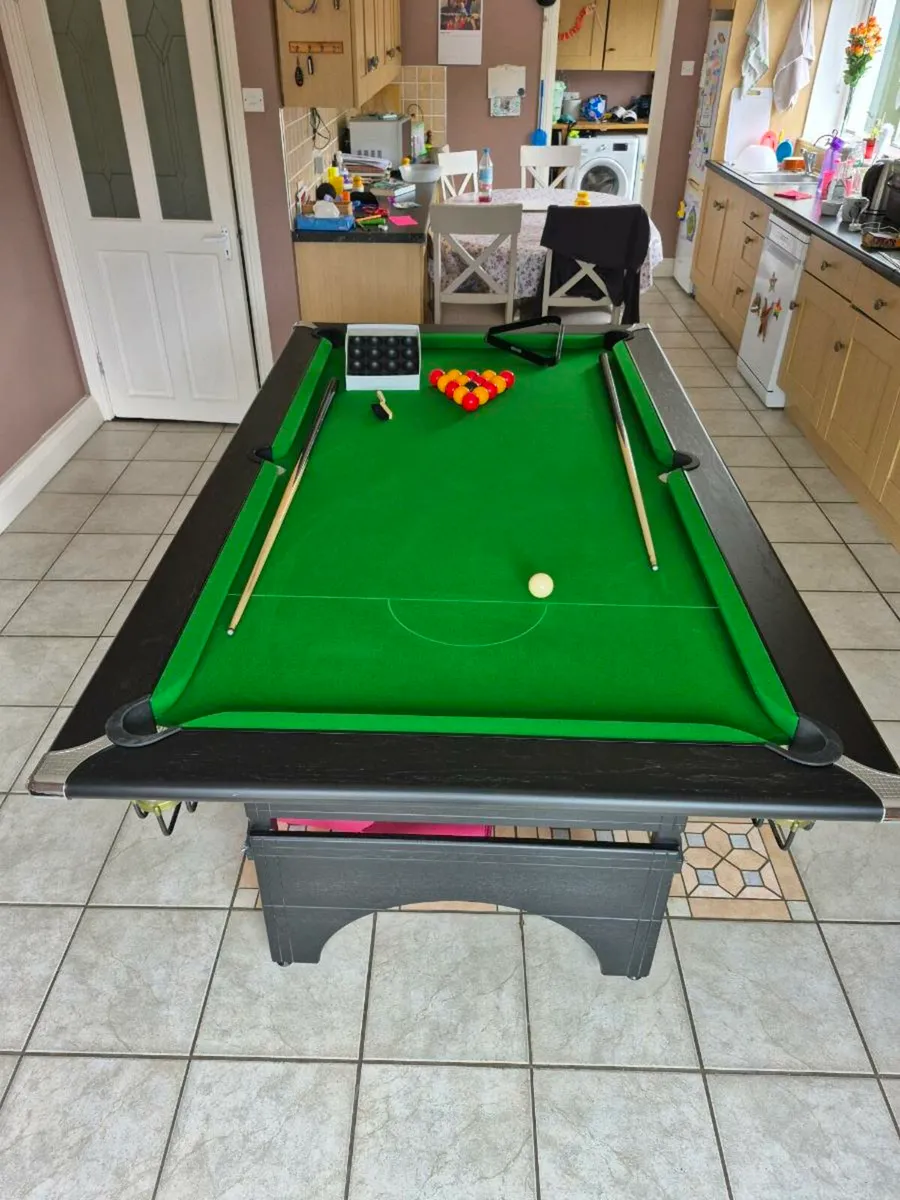 7x4 foot Snooker/Pool Table - Image 1
