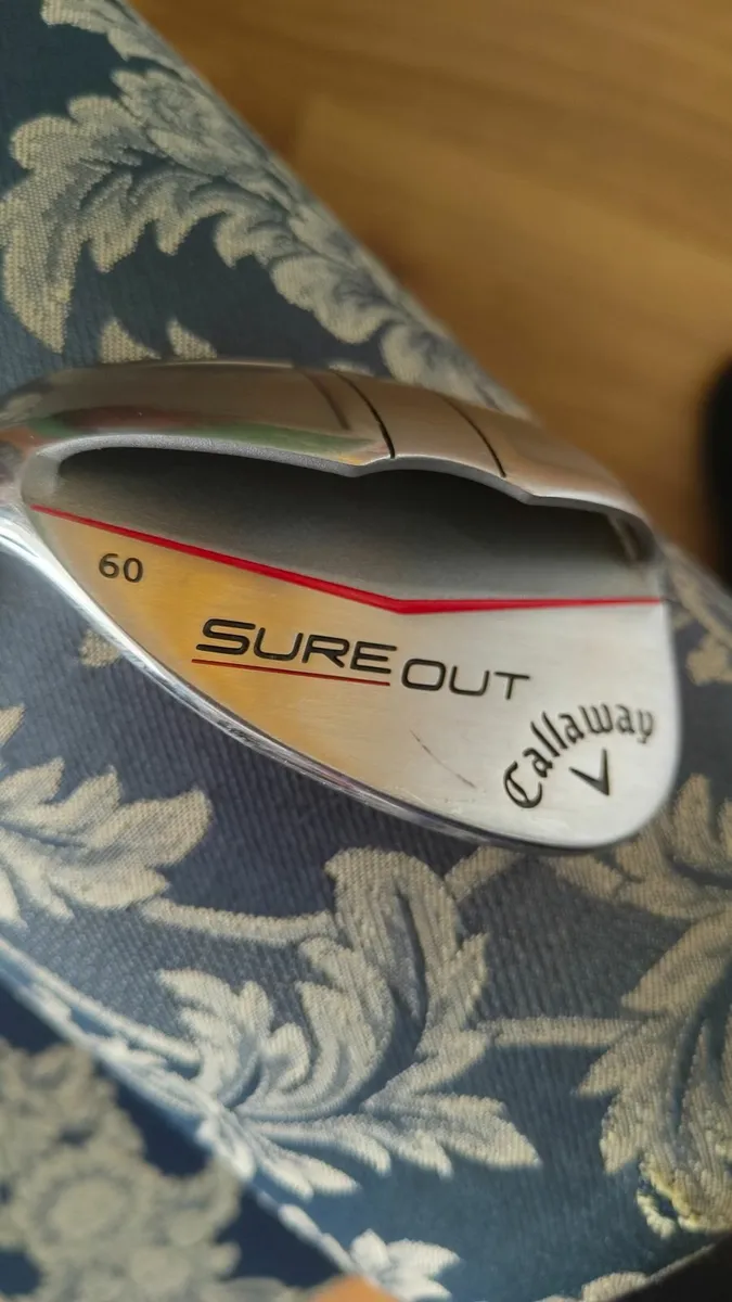 Left hand Callaway Sure out 60 degrees bunker wedg - Image 1