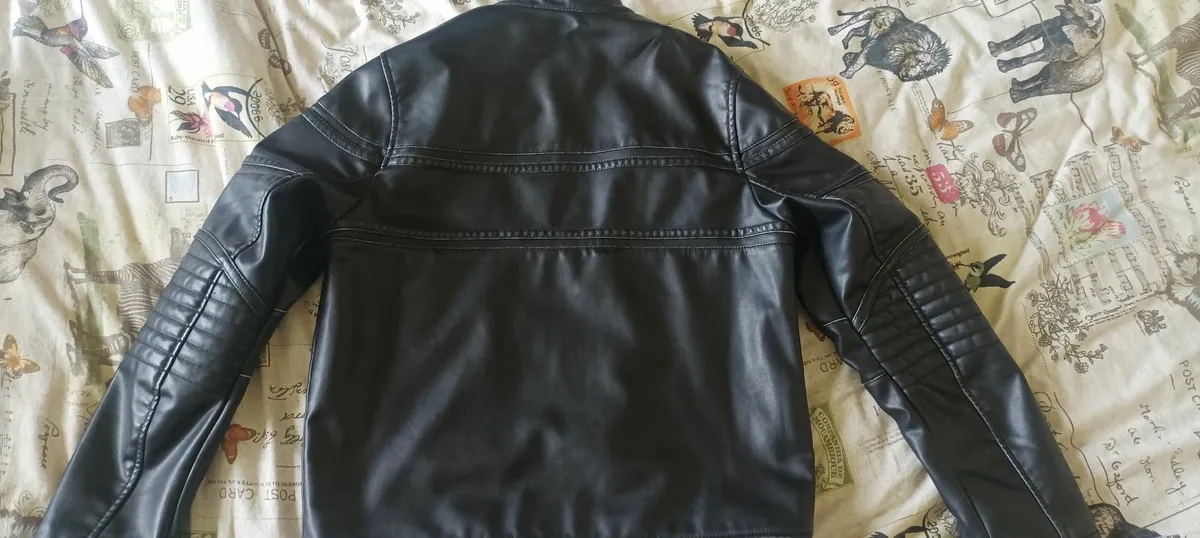PU Biker Style Jacket for kids - Image 2