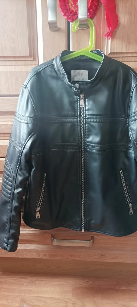PU Biker Style Jacket for kids - Image 3
