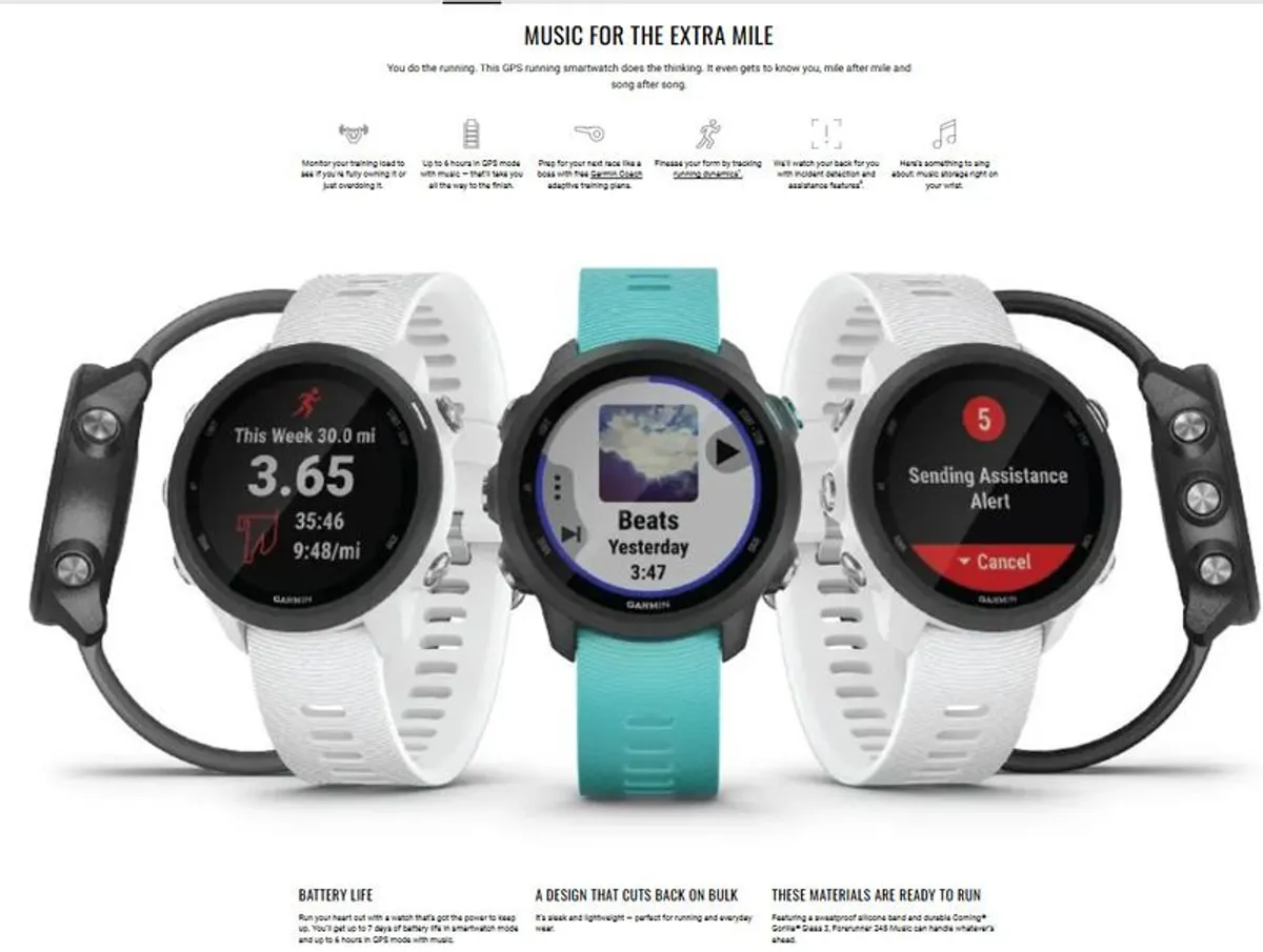 Garmin Forerunner 245 Music Edition - Image 1