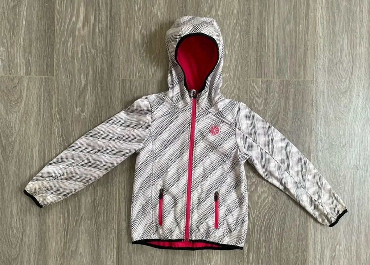 Girls Windbreaker 6-8yrs - Ready Steady Hike Adventure Girls