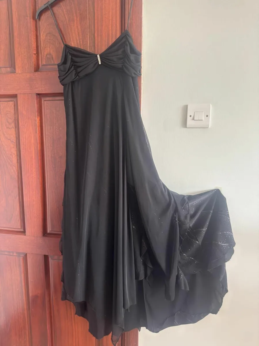 Black dress with diamante detail - Image 2