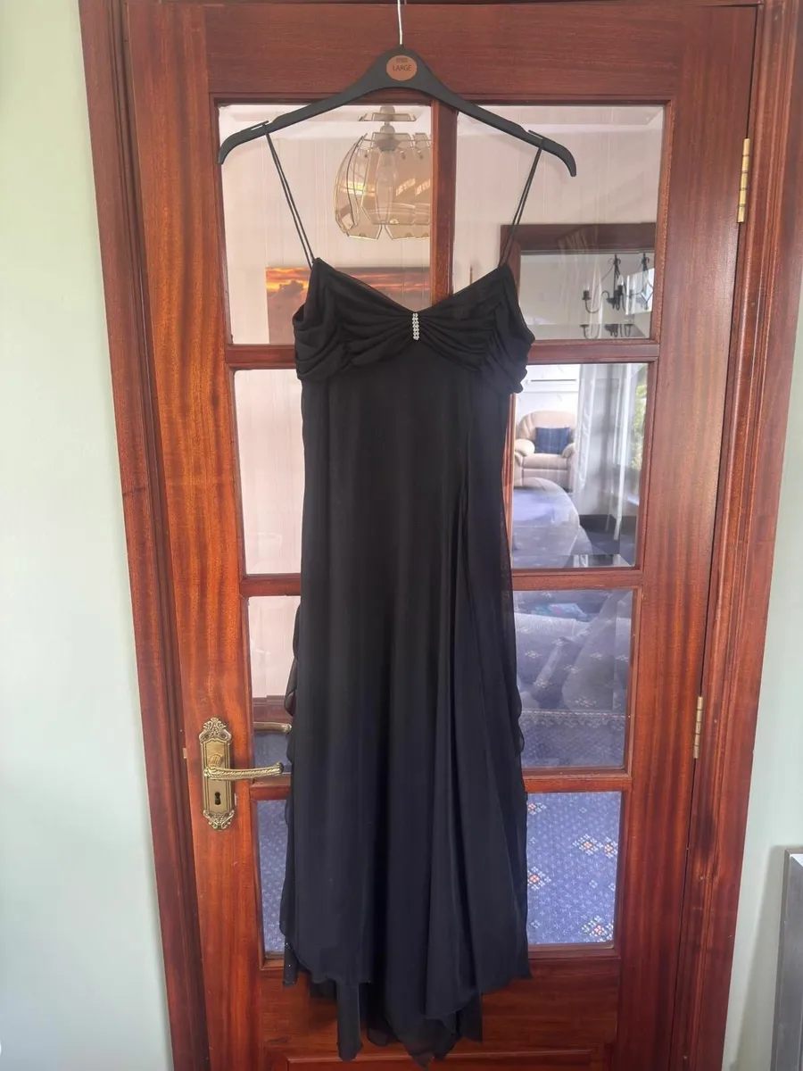 Black dress with diamante detail - Image 1