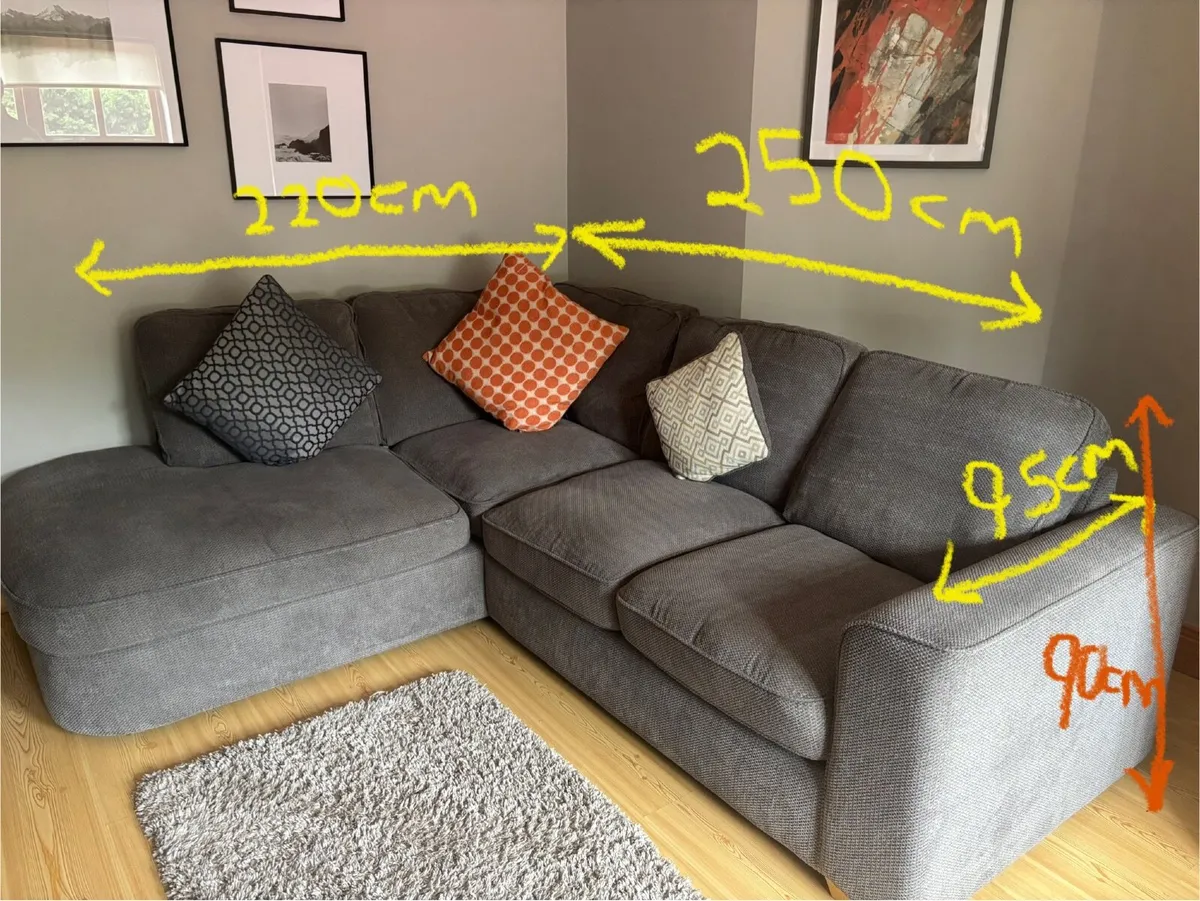 Corner Sofa and Armchair - Image 2