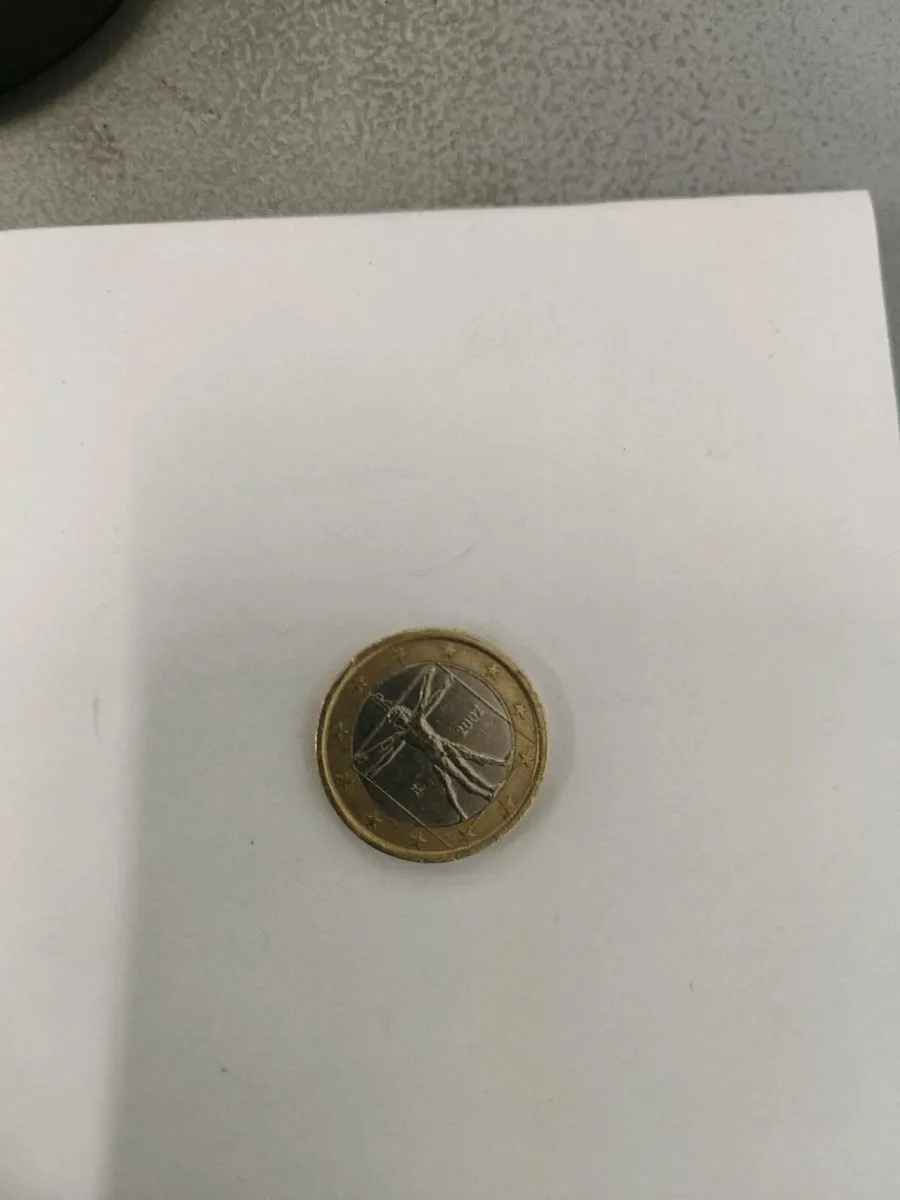 Rare 1 euro coin devinci 2002 - Image 3