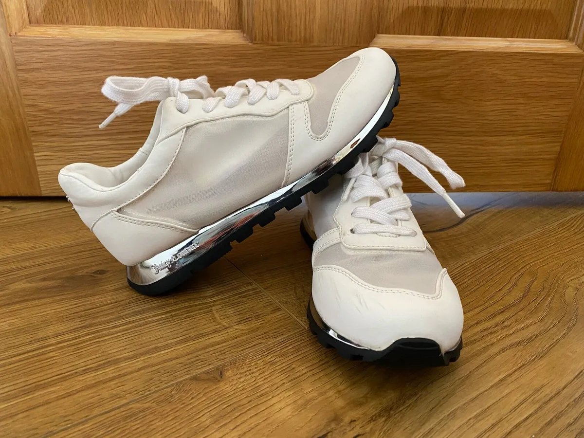 White Juicy Couture Mesh Trainers | Size 36 - Image 1