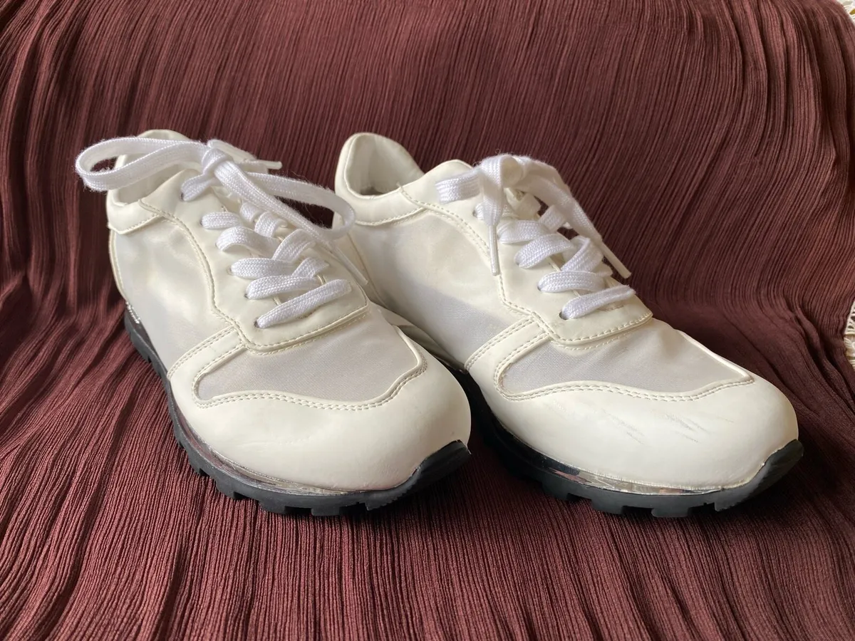 White Juicy Couture Mesh Trainers | Size 36 - Image 2