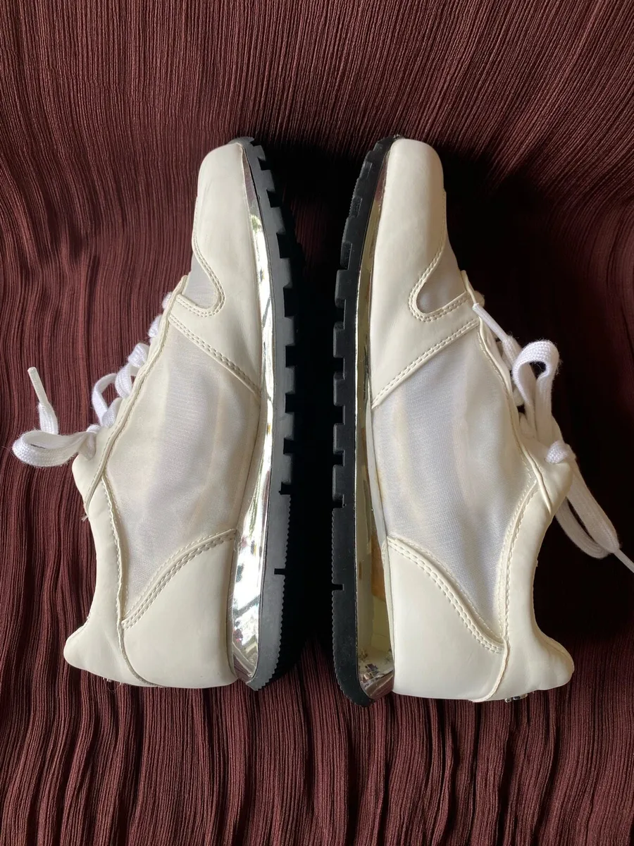 White Juicy Couture Mesh Trainers | Size 36 - Image 4