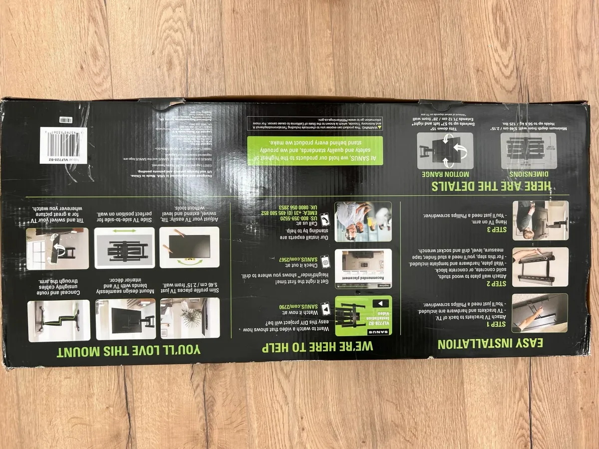 TV Wall Mount 42" - 90" Full Motion - Image 3