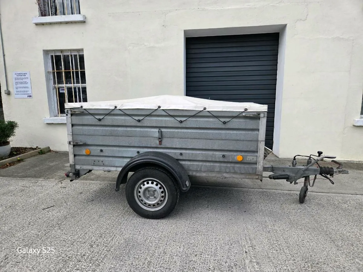 Galvanised car trailer - Image 2